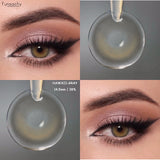 1Pair Color Contact Lenses For Eyes 14.5mm Natural Fashion  Blue Brown Lens Beauty Pupils Gray Lenses Contact Lenses