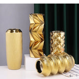 Ceramic Vase Light Luxury Tabletop Hydroponic Flower Arrangement Vases Modern Home Decoration Accessories