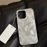 For iPhone 17 16 15 14 13 12 11 Pro Max Cases Luxury Camlet Pattern Laser Phone Case For iPhone 16e 16 15 Plus Shockproof Cover