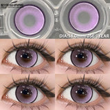 1 Pair Colored Contact Lenses Pink Contact Lenses Purple Fashion Makeup Contact Lenses Eye Cosplay Lenses Yearly Use