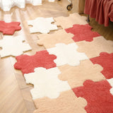 Ins Style Living Room Bedside Keep Warm Carpet Modern Minimalist Splicing Plush Floor Mats Home Bedroom Puzzle Climbing Pads