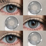 Colored Contact Makeup Natural Brown Eye Lenses Lovesick Series Cosmetics Gray Lenses Woman Makeup Green Beauty Contacts