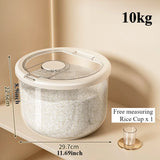 Airtight Food Storage Container 10kg/5kg  Moisture Proof & Anti-Insect for Kitchen It Can Also Be Used As A Pet Food Storage Box