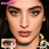 1 Pair New Color Contact Lens Natural Pupils Green Lens Makeup Colored Pupils Gray  Brown Contact Lenses y2k Beauty