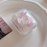 Lovely 3D Butterfly Earphone Case With Keychain For AirPods 1 2 3 4 3rd Shell Soft Cover For AirPods Pro 2 Pro2 Protective Cases