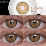 Series Color Contact Lenses Natual Brown Color Lens Beauty Blue Eyes Contact Makeup Green Pupils Gray Lens