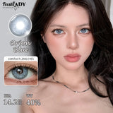 1 Pair Brown Colored Contact Lenses Natural Gray Pupils Eyes Contact lenses Green Soft Contact Lenses 14.20mm