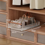 Stainless Steel Jeans Closet Bag Organization Bedroom Storage Rack Box Pull Out Kitchen Storage Large Capacity Undertable Drawer