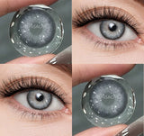 2Pcs Best Selling Contacts Colored Lenses Color Blue Green Grey Series Soft Lens Natural EyeBeauty Pupil Cosmetic Lens