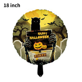 Halloween Decoration Balloon Pumpkin Ghost Spider Foil Balloons Toys Bat Globos Halloween Party Supplies