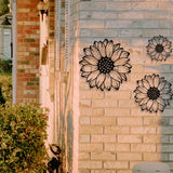 Sunflower Wall Art Decor Flowers Metal Wall Art Sunflowers Home Decorations for Bathroom Farmhouse Living Room Kitchen Office