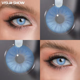 Colored Contact Lenses Brown Soft Beauty Cosmetic Lens 1 Pair Yearly Disposable Natural Eyes Makeup Color Contacts
