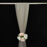 Ikeehome  Set of 2 Wedding Arch Mesh Draping Fabric Sheer for Easter Bridal Shower Backdrop Outdoor Party Arches Church Ceremony Decoratio