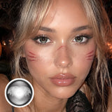 2pc Halloween Cosplay Colored Contact Lenses Red Eye Lens Blue Color Pupils Anime Green Role Play Lenses Cos Party Makeup