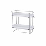 Stainless Steel Bathroom Storage Rack Gap Storage No-Drill Bathroom Shelf Large Capacity Multifunctional Toilet Rack Kitchen