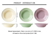 Nordic Style Ceramic Disc High-end Solid Versatile Dining Plate Household Pasta Serving Plates Minimalist Western Tableware