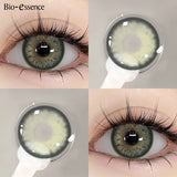 Yearly Colored Contact Lenses for Eyes Natural Eye La Girl Gray Contact Blue Lenses Blue Lenses Fashion Lenses 2PCS