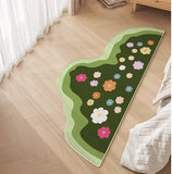 Irregular Shapes Rugs for Bedroom Fluffy Soft Bedside Floor Mat Home Thick Plush Rug Modern Style Living Room Decoration Carpet