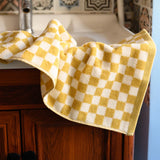 Color Matching Pure Cotton Towels Yarn-dyed Face Soft Towel Class Long-staple  Absorbent Bath Towel  Kids Towel