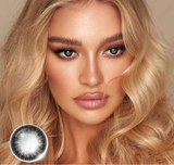 2pcs Colored Contact Lenses for Eyes Natural Blue Contact Lenses Eye Makeup Contact Yearly Gray Beauty Pupil Women Lens