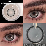 1 pair Colored Contact Lenses for big Eyes Natural Eye Lenses Gray Contact Green Lenses Blue Lenses Fashion Lenses