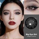 Birkin Brown Natural Colored Contact Lenses Half-Yearly Use Soft Eye Beauty Lens for Daily Makeup Cosmetic Contacts