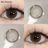 Contact Lenses Natural Look Beauty Pupils Brown Eye Contacts Cosmetic Grey/Blue Lenses for Daily Party