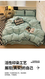 Bedclothes Lace Style Bed Sheets Set Skin-friendly Bedding Set Single Double King Duvet Cover Bed Linen Set For Girls