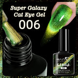 Purple Cat Eye Gel Polish Bright Magnetic Nail Gel Soak Off UV LED Semi Permanent Varnish Nail Art DIY Popular Color