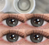 1 Pair New Contact Lenses for Eyes Fashion Blue Colored Eye Contacts Natural Brown Lenses Gray Pupils Yearly Lens