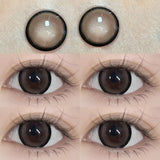 Myopia Contact Lenses for Eyes Color Prescription Korean Pupils Parkas Makeup Accessories 2pcs Beauty Contact Lenses Yearly Lens
