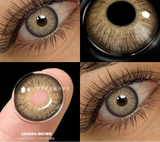 1Pair Color Contact Lenses for Eyes Cosmetics Blue Contact Lenses Brown Natural Contact Lens Gray Pupils Green Contacts