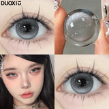 2Pcs Yearly Soft Circular Colored Contact Lenses Beauty Pupil Gray Blue Eyes Green Makeup Pink Fast Shipping High Quality