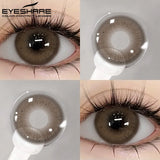 1 Pair Colored Contact Lenses for Eyes Natural Brown Contact Lenses Fashion Lenses Brown Eye Lens Softlenses