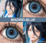 Contact Lenses 1 Pair Purple Lenses Cosplay Green Colored Lenses Anime Blue Lens Halloween Colorful Makeup Eye Cosmetic