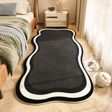 Irregular Bedroom Bedside Rug Soft Non-slip Floor Mat Carpet for Living Room Sofa Coffee Table Plush Bathroom Footmat Tapis
