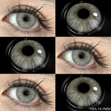 1 Pair Green Contact Lenses for Eyes Beauty Pupils Lenses Eye 14.2mm Yearly Use Fashion Blue Colored Contacts Lenses Green