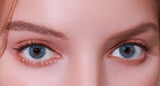 Color Contacts Natural Brown Grey Blue Yearly Disposable Eye Lenses 1 Pair Soft Lens for Dark Eyes Beauty Makeup