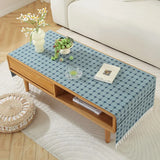 1pcs New Minimalist Mesh Dust-proof Tablecloth Thick Strap Storage Desktop Decorative Towel Multi Specification Tassel Table Mat