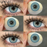 NEW Color Contact Lenses iD Series Beauty Blue Pupils Natural Brown Contacts Soft Colorful Lens Makeup Eyes Green Lenses
