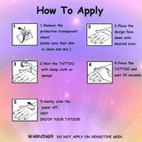 1 Sheet Hand Flower Ring Tattoo Sticker Waterproof Lasting Temporary Tattoo