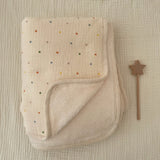 Floral Print Fleece Baby Blanket Newborn Cotton Swaddle Winter Baby Bedding Items Stroller Cover Kids Blanket Mother Kids