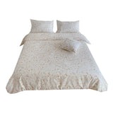 Fre Floral Pure Cotton Four-Piece Bedding Set White Clean Single Bed Canopy Sle Comforter eet Pillowcase Duvet Cover