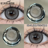 1 Pair Fashion Colored Contact Lenses Popular Natural Gray Brown Beauty Pupils Blue Eyes Lens Yearly Blue Eyes Contact