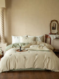 Pure Cotton  Embroidery Bedding Cover Ins Sle Single Piece Cotton Flannel Duvet Cover Skin-friendly All Seasons