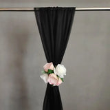 Ikeehome  Set of 2 Wedding Arch Mesh Draping Fabric Sheer for Easter Bridal Shower Backdrop Outdoor Party Arches Church Ceremony Decoratio