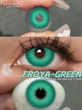 Halloween Cosplay Color Contact Lenses Cosplay Lens Anime Red Lenses Girl Graduated Colored Eye Lenses Makeup Eye Lenes