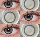 1Pair Fashion Makeup Pampas Series Yearly Purple Contacts Green Eyes Color Lenses Beauty Pupils Eye Color Green Lenses
