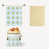 Reusable Beeswax Bread Bags Lock Closure Large Capacity Sourdough Bread Bags Freshness Preservation Beeswax Coated