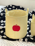 Large Capacity Laundry Hamper Foldable Fabric Dirty Clothes Basket Bathroom Storage Bucket Home Use Organizer Cute Style